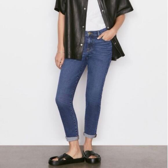 FRAME Denim Le Garcon in Kinmount Mid-Rise Boyfriend Jean - Size 31 - Picture 2 of 8